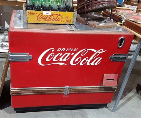 old style Coca-Cola cooler